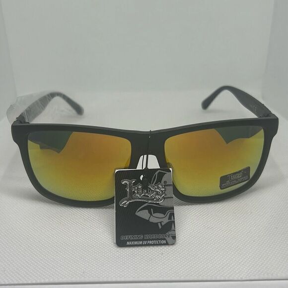 Locs Mens Hardcore Mirrored Sunglasses - Picture 2 of 3